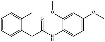 N-(2,4-dimethoxyphenyl)-2-(2-methylphenyl)acetamide Struktur