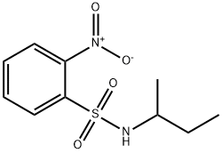 N-butan-2-yl-2-nitrobenzenesulfonamide Struktur