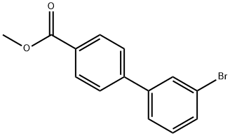 Methyl 3'-bromo-biphenyl-4-carboxylate Struktur