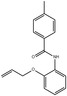 4-methyl-N-(2-prop-2-enoxyphenyl)benzamide Struktur