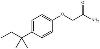 2-[4-(2-methylbutan-2-yl)phenoxy]acetamide Struktur