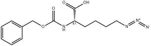 N-alpha-Benzyloxycarbonyl-epsilon-azido-L-lysine Struktur