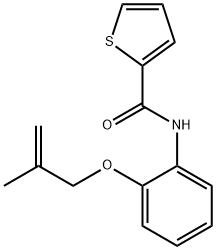 N-[2-(2-methylprop-2-enoxy)phenyl]thiophene-2-carboxamide Struktur