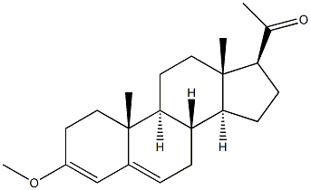 Pregna-3,5-dien-20-one,3-methoxy- (7CI,8CI,9CI) Struktur