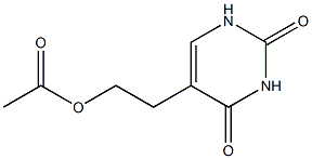 2,4(1H,3H)-Pyrimidinedione, 5-[2-(acetyloxy)ethyl]-