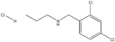 [(2,4-dichlorophenyl)methyl](propyl)amine hydrochloride Struktur