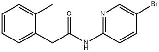 N-(5-bromo-2-pyridinyl)-2-(2-methylphenyl)acetamide Struktur