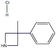 3-methyl-3-phenylazetidine hydrochloride Struktur