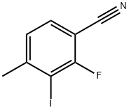 2-Fluoro-3-iodo-4-methyl-benzonitrile Struktur