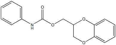 Phenyl-carbamic acid 2,3-dihydro-benzo[1,4]dioxin-2-ylmethyl ester Struktur