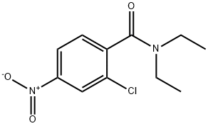 2-Chloro-N,N-diethyl-4-nitrobenzamide Struktur