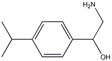 2-amino-1-(4-isopropylphenyl)ethanol Struktur