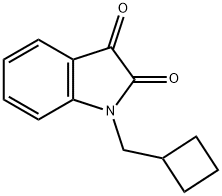 1-(cyclobutylmethyl)-1H-indole-2,3-dione Struktur