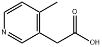 2-(4-methylpyridin-3-yl)acetic acid Struktur