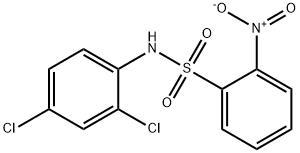 N-(2,4-dichlorophenyl)-2-nitrobenzenesulfonamide Struktur