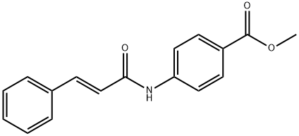 methyl 4-(cinnamoylamino)benzoate Struktur