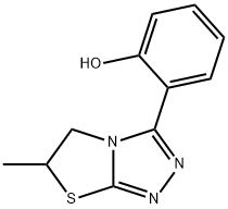 2-(6-Methyl-5,6-dihydro-thiazolo[2,3-c][1,2,4]triazol-3-yl)-phenol Struktur