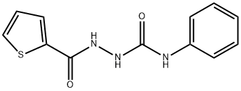 N-phenyl-2-(2-thienylcarbonyl)hydrazinecarboxamide Struktur