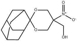 (5-nitrospiro[1,3-dioxane-2,2-adamantane]-5-yl)methanol Struktur