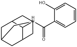 N-(2-adamantyl)-2-hydroxybenzamide Struktur