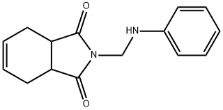 2-Phenylaminomethyl-3a,4,7,7a-tetrahydro-isoindole-1,3-dione Struktur