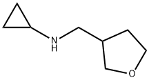 N-(oxolan-3-ylmethyl)cyclopropanamine Struktur