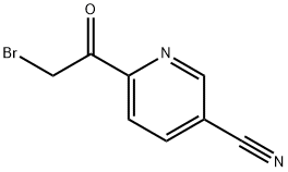 6-(2-bromoacetyl)nicotinonitrile Struktur