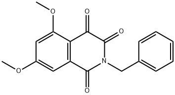 2-Benzyl-5,7-dimethoxy-isoquinoline-1,3,4-trione Struktur