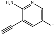 3-ethynyl-5-fluoropyridin-2-amine Struktur