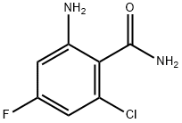 2-amino-6-chloro-4-fluorobenzamide Struktur