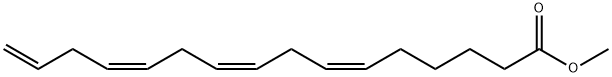 6,9,12,15-Hexadecatetraenoic acid, methyl ester, (Z,Z,Z)- Struktur