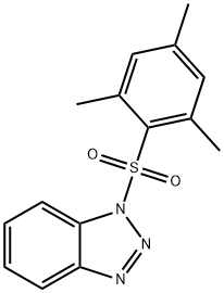 1-(mesitylsulfonyl)-1H-benzo[d][1,2,3]triazole Struktur