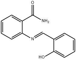 2-[(2-hydroxybenzylidene)amino]benzamide Struktur