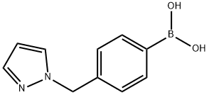 1H-PYRAZOLE-1-BENZYL-4-BORONIC ACID Struktur