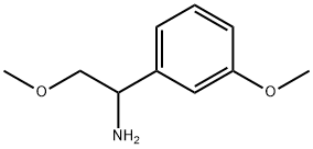 2-METHOXY-1-(3-METHOXYPHENYL)ETHAN-1-AMINE Struktur