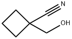 1-(hydroxymethyl)cyclobutane-1-carbonitrile Struktur