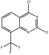 2,4-Dichloro-8-(trifluoromethyl)quinazoline Struktur