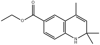 ethyl 2,2,4-trimethyl-1,2-dihydroquinoline-6-carboxylate Struktur