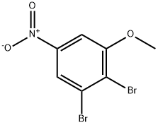 2,3-Dibromo-5-nitroanisole Struktur