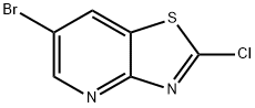 6-BROMO-2-CHLOROTHIAZOLO[4,5-B]PYRIDINE Struktur