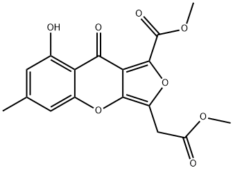 Methyl 8-hydroxy-3-(2-methoxy-2-oxoethyl)-6-methyl-9-oxo-9H-furo[3,4-b]chromene-1-carboxylate