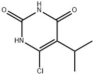 6-CHLORO-5-(PROPAN-2-YL)-1,2,3,4-TETRAHYDROPYRIMIDINE-2,4-DIONE Struktur