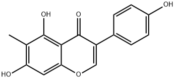 6-甲基染料木素 結(jié)構(gòu)式