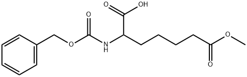 Cbz-RS-2-Aminopimelic acid 7-methyl ester Struktur