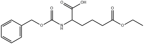 N-Cbz-RS-2-Aminoadipic acid 6-ethyl ester Struktur