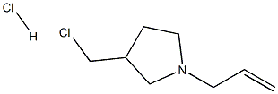 1-allyl-3-(chloromethyl)pyrrolidine hydrochloride Struktur