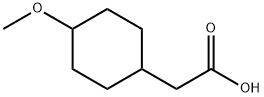 2-(4-methoxycyclohexyl)acetic acid Struktur