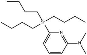 N,N-dimethyl-6-tributylstannylpyridin-2-amine Struktur