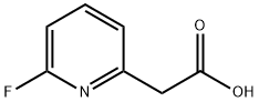 2-(6-fluoropyridin-2-yl)acetic acid Struktur