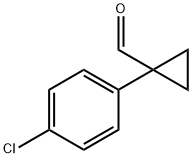 1-(4-chlorophenyl)cyclopropanecarbaldehyde Struktur